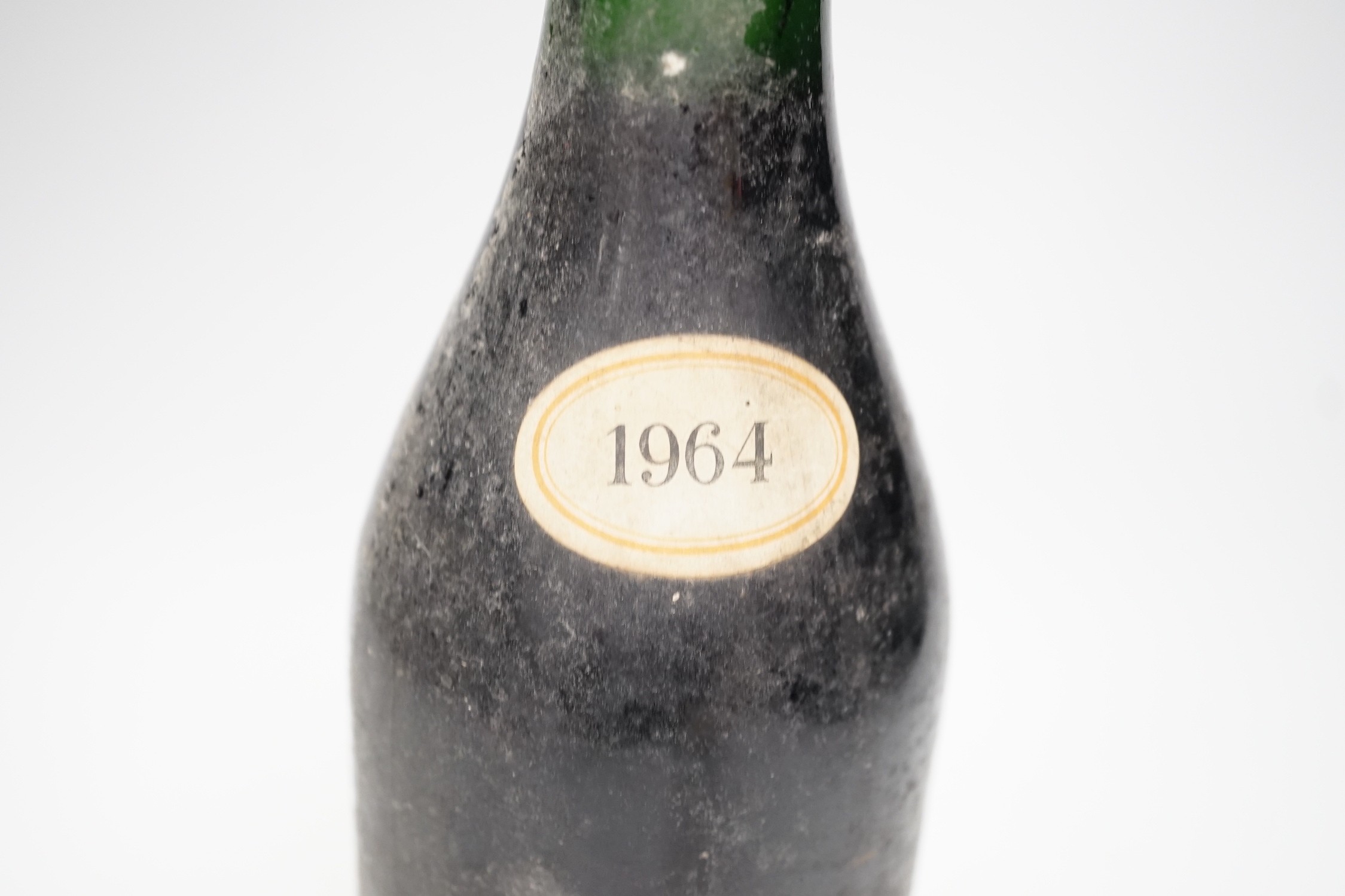A bottle of 1964 Nuits St Georges Pierre Leduc